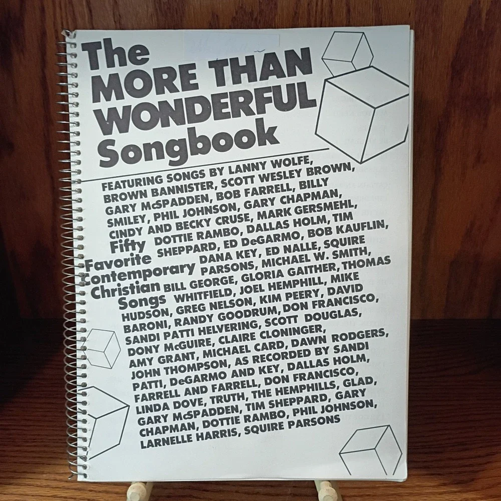 The More Than Wonderful Songbook Fifty Favorite Contemporary Christian Songs